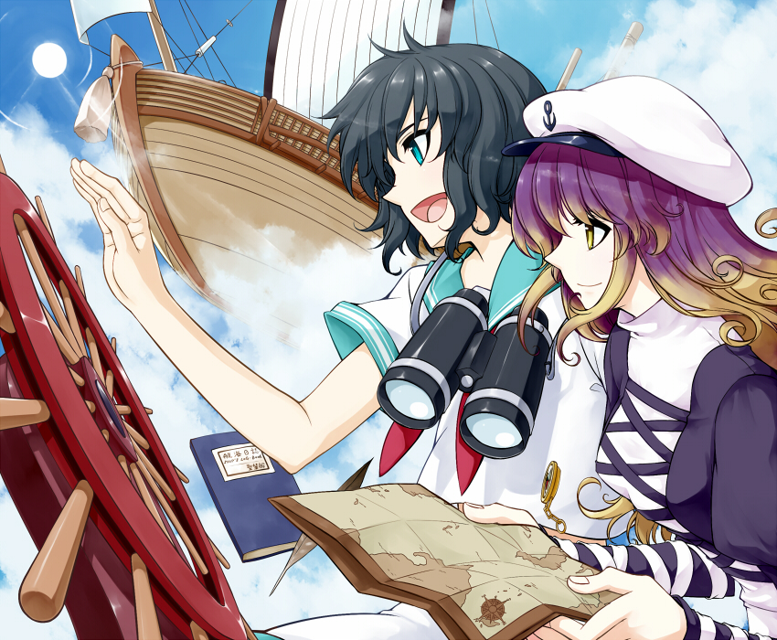 hijiri byakuren and murasa minamitsu (touhou) drawn by sakuraba_yuuki