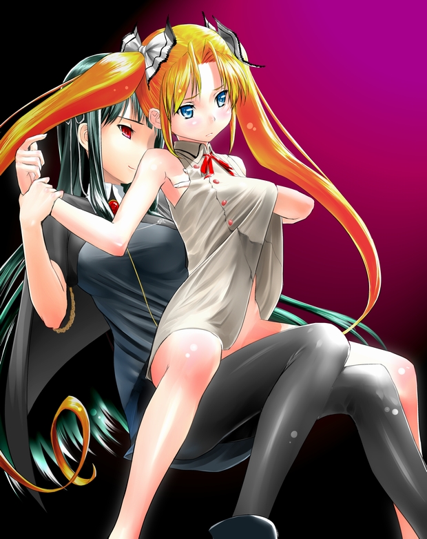 kuonji shinra and kuonji miyu (kimi ga aruji de shitsuji ga ore de) drawn by mak
