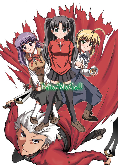 artoria pendragon, saber, tohsaka rin, matou sakura, and archer (fate and 1 more)