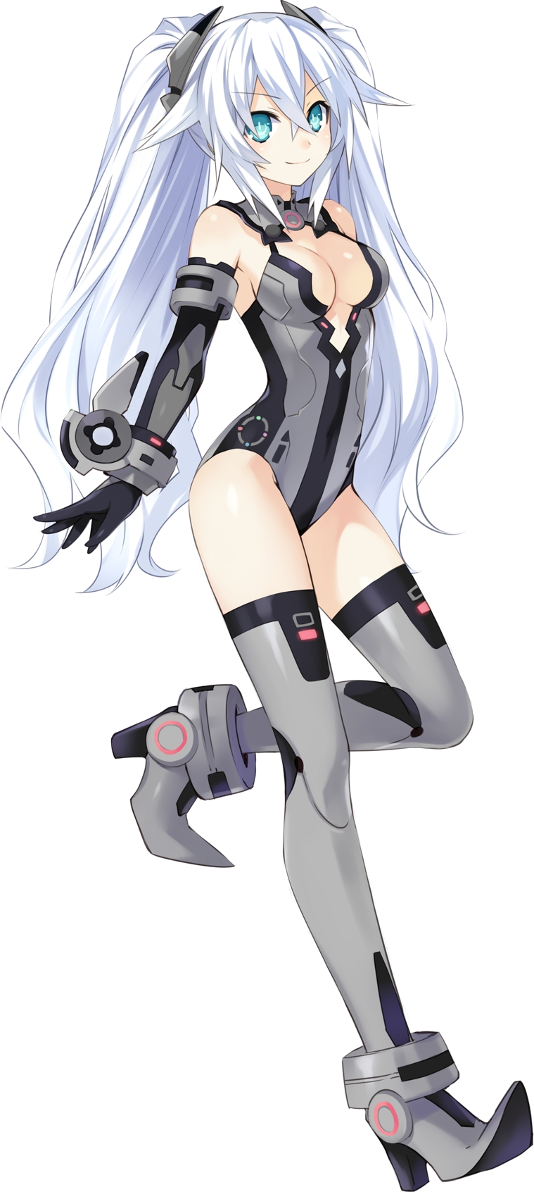 black heart (neptune and 1 more) drawn by tsunako