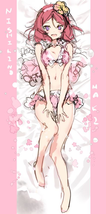 nishikino maki (love live! and 1 more) drawn by anmi