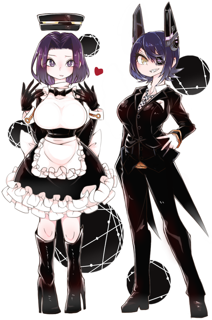 tenryuu and tatsuta (kantai collection) drawn by mato_tsuyoi