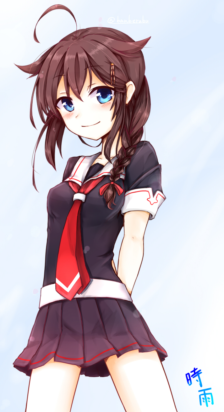 shigure and shigure kai ni (kantai collection) drawn by yonerinoko_(banberabu)