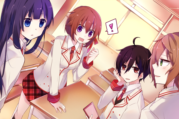 d-ne, c-ta, b-ko, and a-ya (shuuen no shiori project) drawn by sxupxdxxy