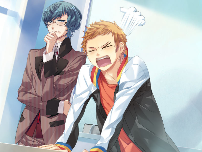 haruki naoshi and mizushima iku (starry sky) drawn by kazuaki