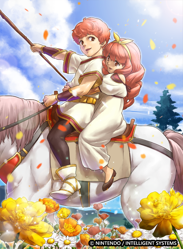 celica and conrad (fire emblem and 2 more) drawn by mineri