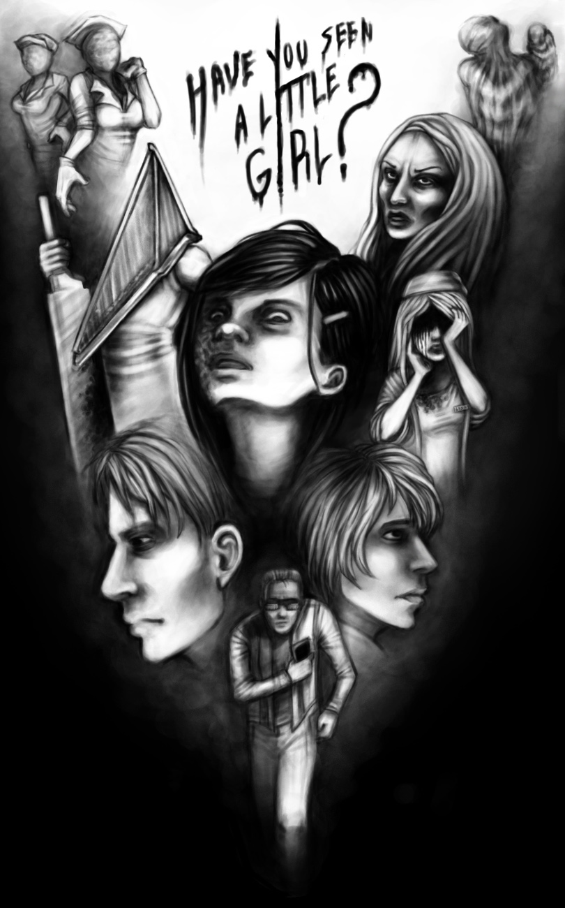 pyramid head, heather mason, james sunderland, bubble head nurse, harry mason, and 3 more (silent hill 2 and 4 more)