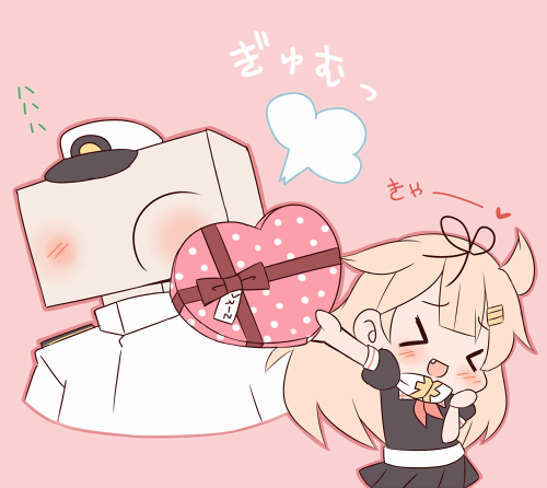 admiral, yuudachi, yuudachi kai ni, and t-head admiral (kantai collection) drawn by momoniku_(taretare-13)