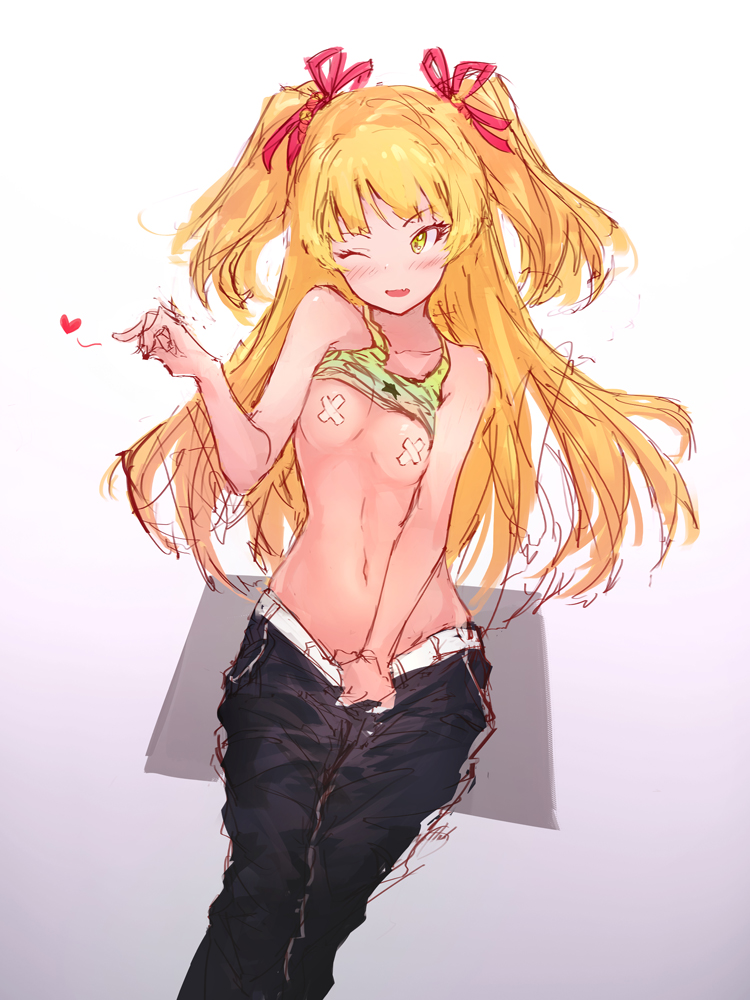 jougasaki rika (idolmaster and 1 more) drawn by rorona_s.