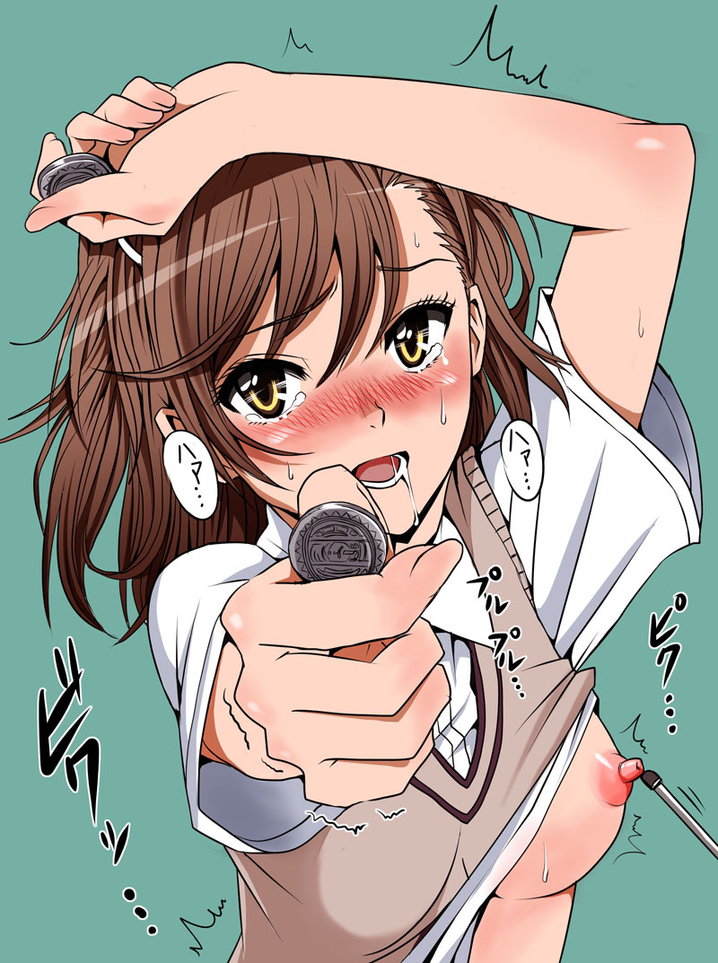 misaka mikoto (toaru majutsu no index) drawn by inu_(marukome)