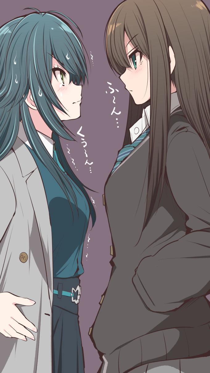 shibuya rin and tsukimura temari (idolmaster and 2 more) drawn by serebi_ryousangata
