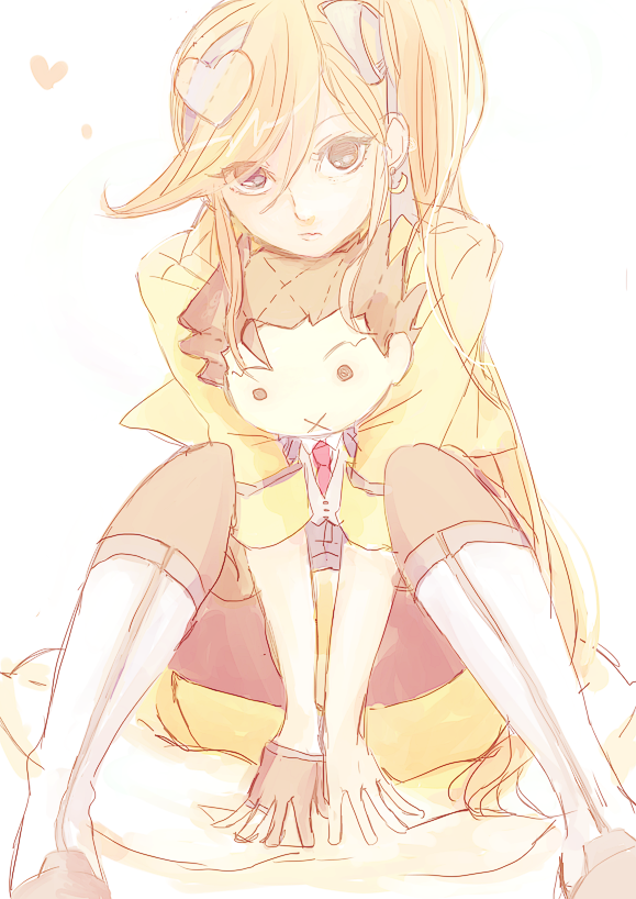 phoenix wright and athena cykes (ace attorney and 1 more) drawn by ui_(pppuuu)
