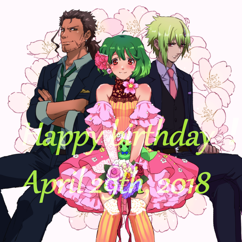 ranka lee, brera sterne, ai-kun, and ozma lee (macross and 2 more) drawn by cero_(cerocero)