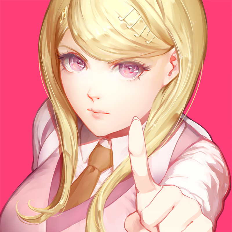 akamatsu kaede (danganronpa and 1 more) drawn by katorius