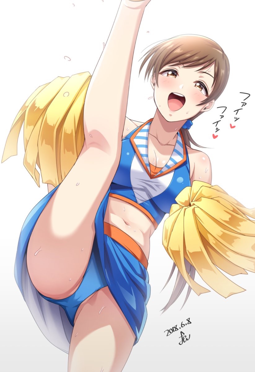nitta minami (idolmaster and 1 more) drawn by yoohi