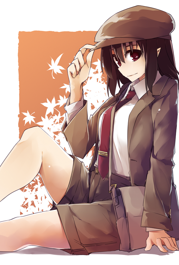 shameimaru aya (touhou and 1 more) drawn by kamukamu_(ars)