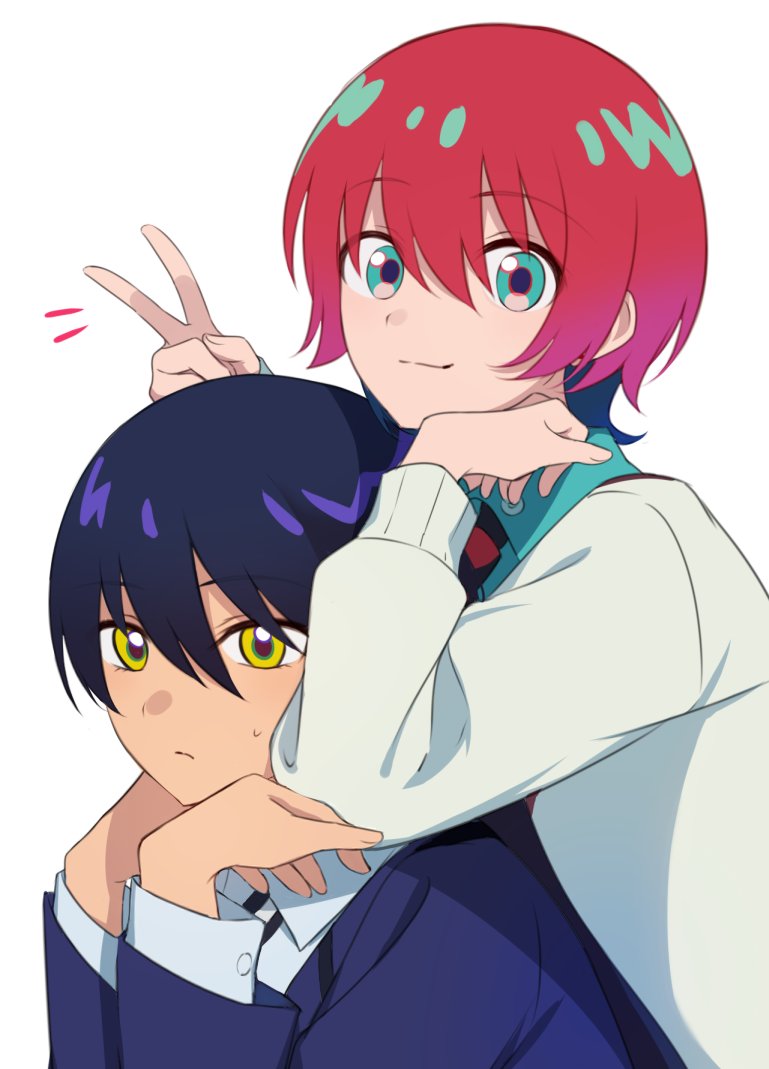 amate yuzuriha and nyaan (gundam and 1 more) drawn by nemu_mohu