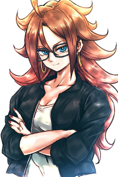 android 21 (dragon ball and 1 more) drawn by kemachiku