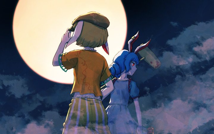 seiran and ringo (touhou) drawn by meimaru_inuchiyo