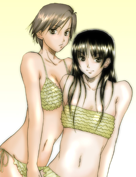 shimazu yoshino and hasekura rei (maria-sama ga miteru) drawn by p.i.l.