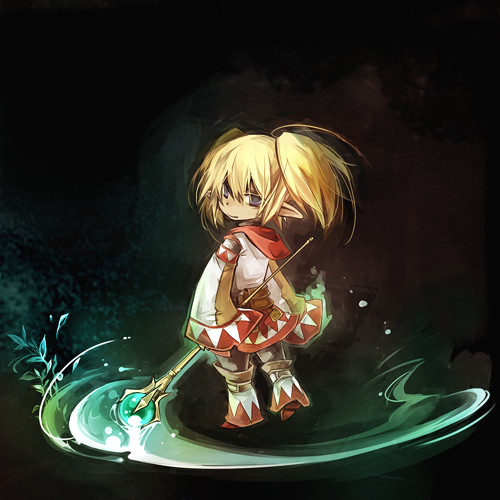 adventurer and white mage (final fantasy and 1 more) drawn by fujiwara_akina