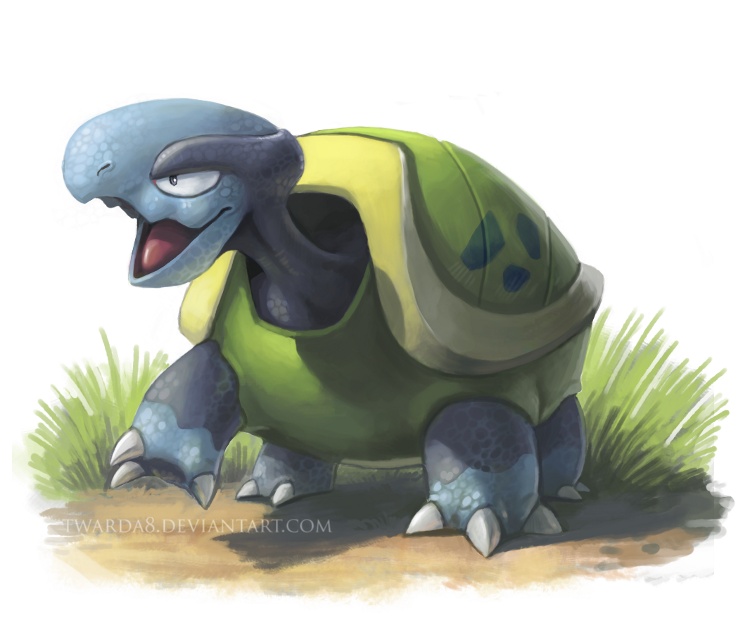 unnamed turtle pokemon (pokemon and 1 more) drawn by twarda8