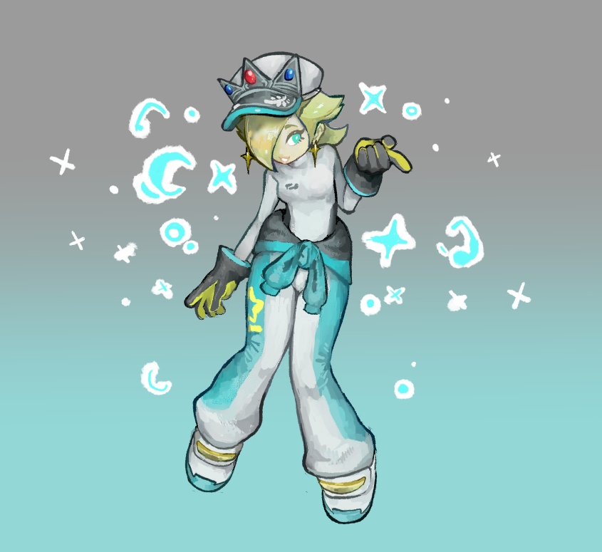 rosalina (mario and 2 more) drawn by drizzlingprince