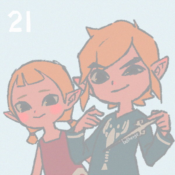 link, toon link, and aryll (the legend of zelda and 1 more) drawn by bellhenge