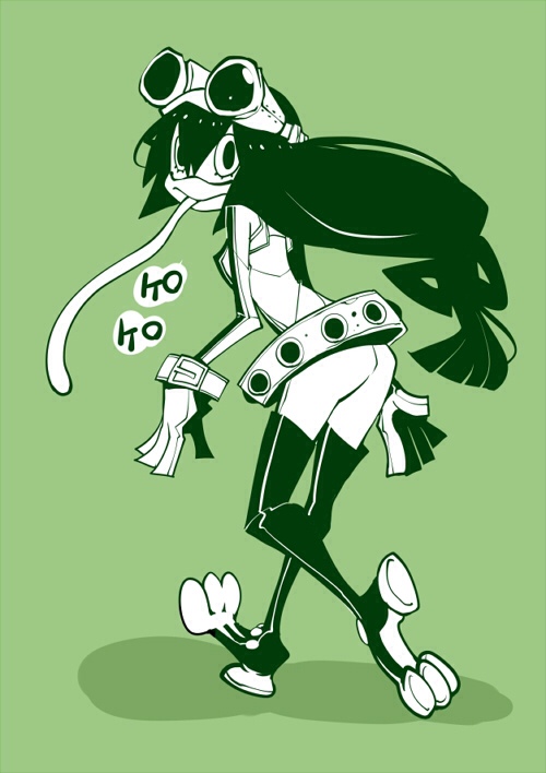 asui tsuyu (boku no hero academia) drawn by dowman_sayman