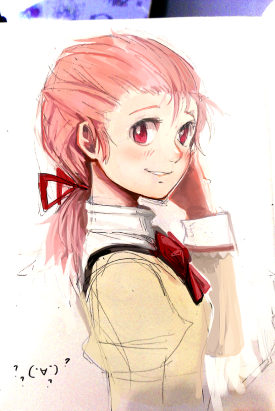 kaname madoka (mahou shoujo madoka magica) drawn by silverxp