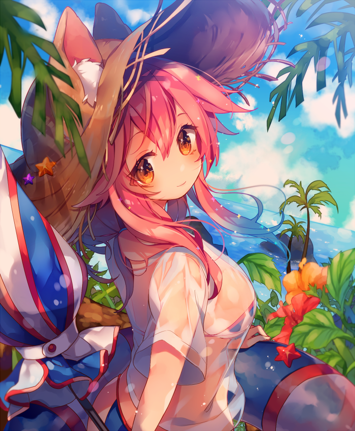 tamamo and tamamo no mae (fate and 3 more) drawn by ana_(rznuscrf)