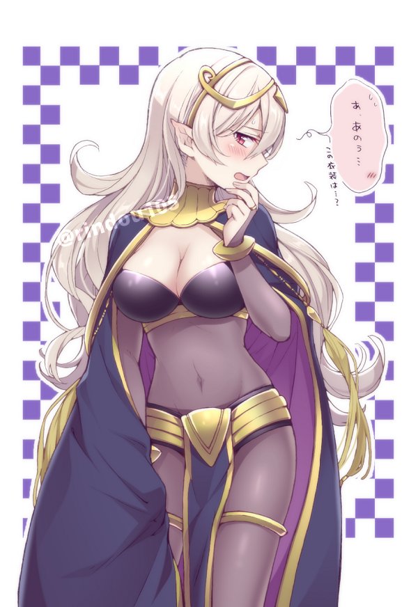 female corrin and tharja (fire emblem and 3 more) drawn by hiyori_(rindou66)