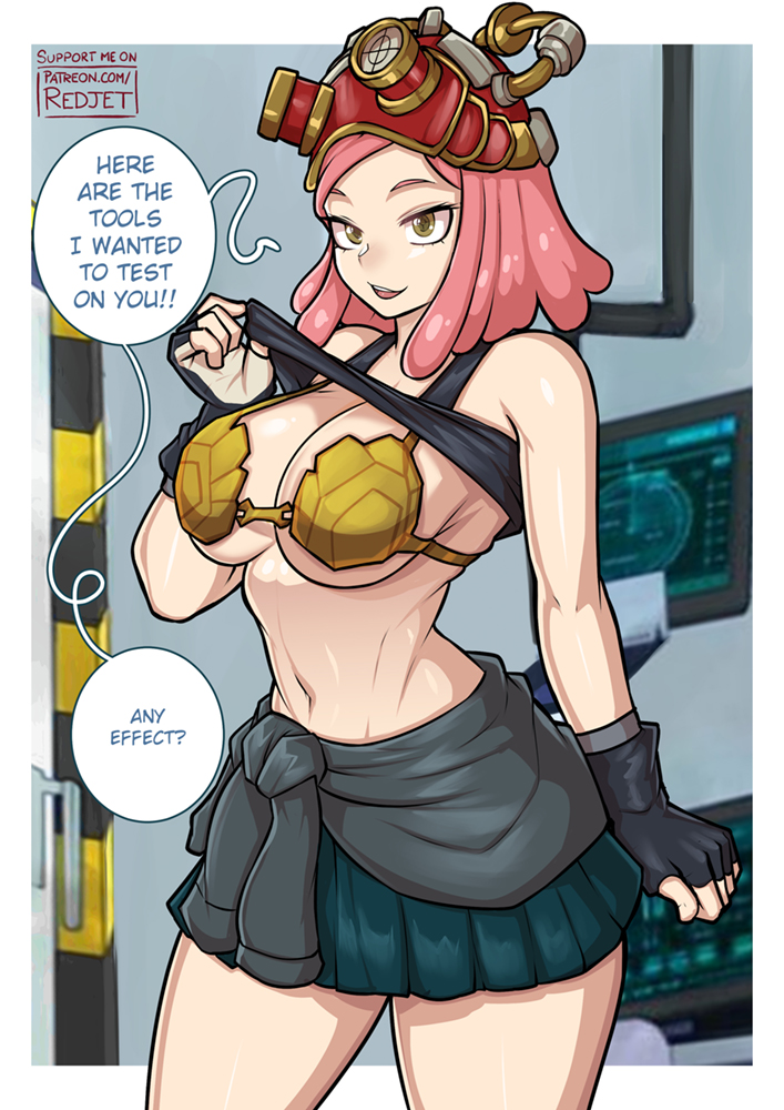 hatsume mei (boku no hero academia) drawn by redjet