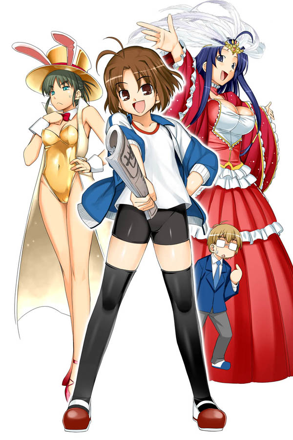 yanahara taichi, mori manaka, makita sae, and kasugano shinobu (caterpillar operetta) drawn by namonashi