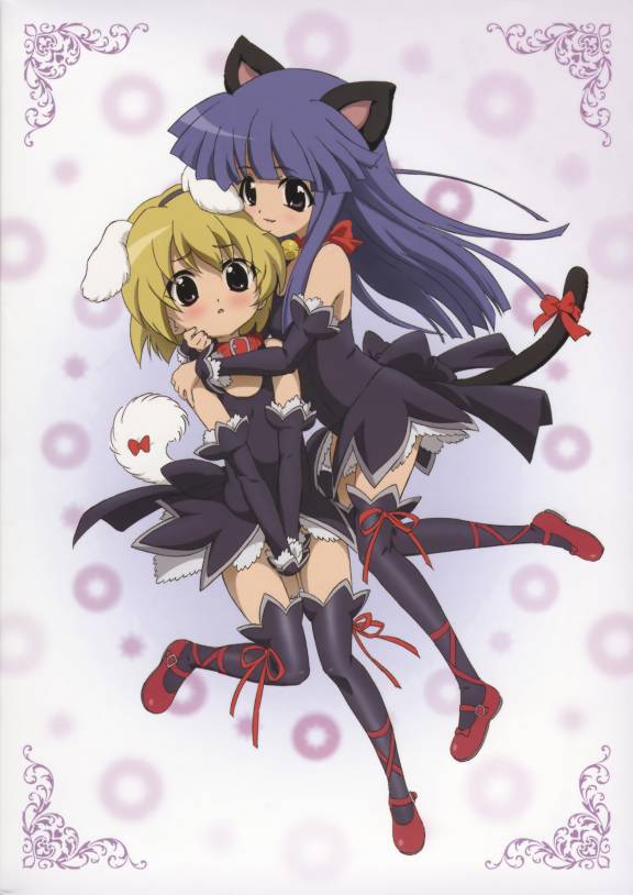 furude rika and houjou satoko (higurashi no naku koro ni) drawn by sakai_kyuuta