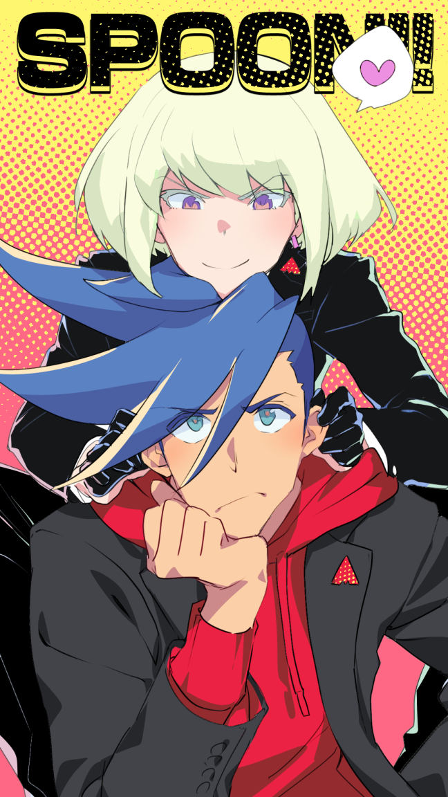 lio fotia and galo thymos (promare) drawn by 830_(hamio)