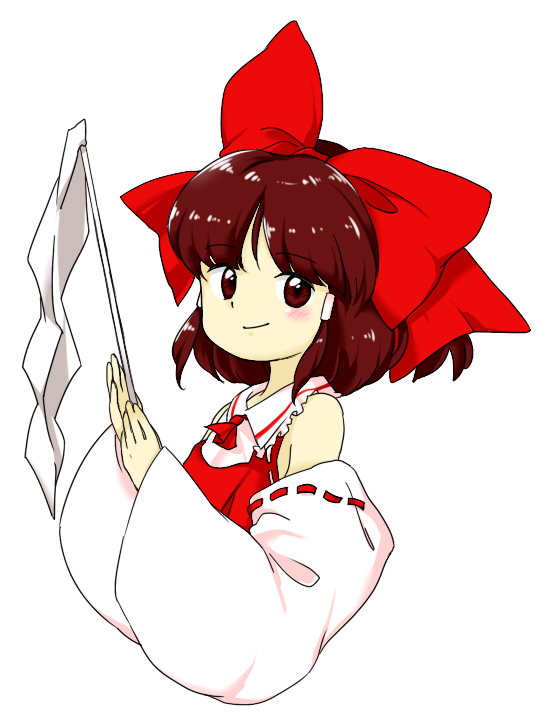 hakurei reimu (touhou and 1 more) drawn by nonamejd