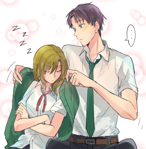 seo yuzuki and wakamatsu hirotaka (gekkan shoujo nozaki-kun) drawn by warable