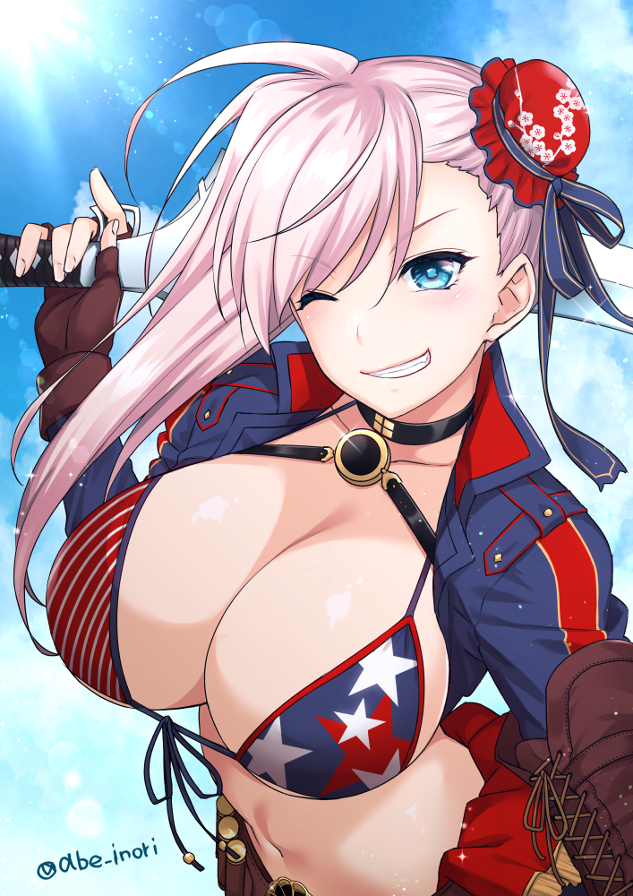 miyamoto musashi (fate and 1 more) drawn by abe_inori