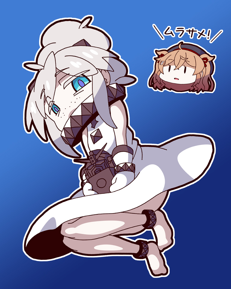northern ocean princess, murasame, murasame kai ni, gquuuuuux, deux murasame, and 2 more (kantai collection and 2 more) drawn by mahoroba_shirou