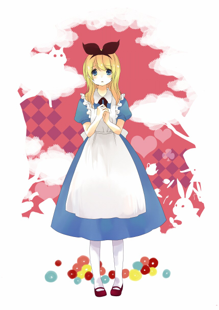alice (alice's adventures in wonderland) drawn by katagiri_(mighty_swing)