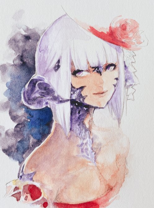 warrior of light (final fantasy and 1 more) drawn by age_iro