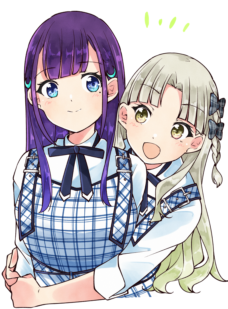 ichinose hotaru and nagamine kaede (22/7) drawn by trefle_r