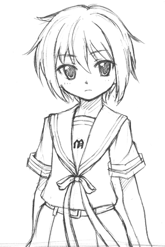 nagato yuki (suzumiya haruhi no yuuutsu) drawn by oryo_(oryo04)