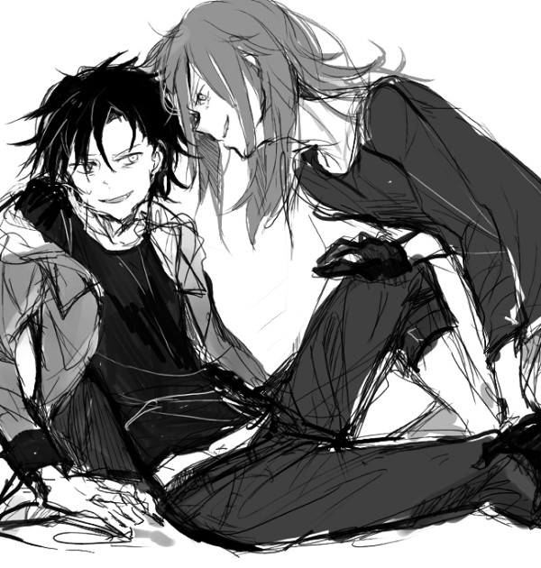ethan and silver (pokemon and 2 more) drawn by muku0615