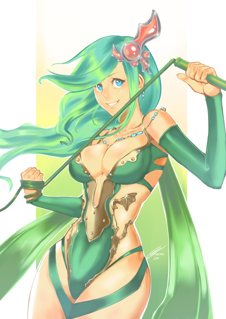 rydia (final fantasy and 2 more) drawn by arcbuncle
