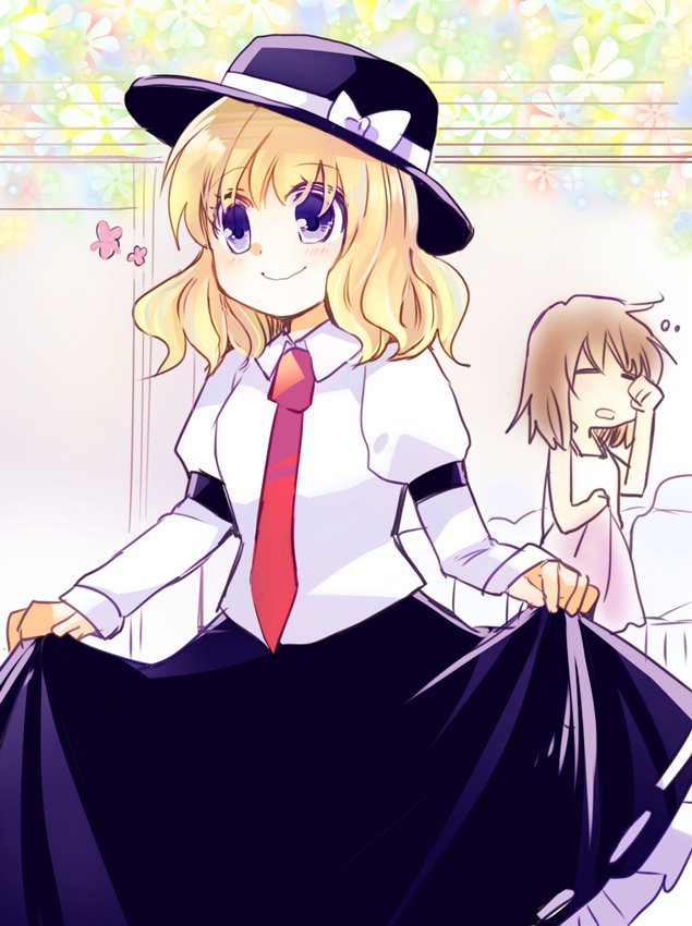 usami renko and maribel hearn (touhou) drawn by oimoto_jirou