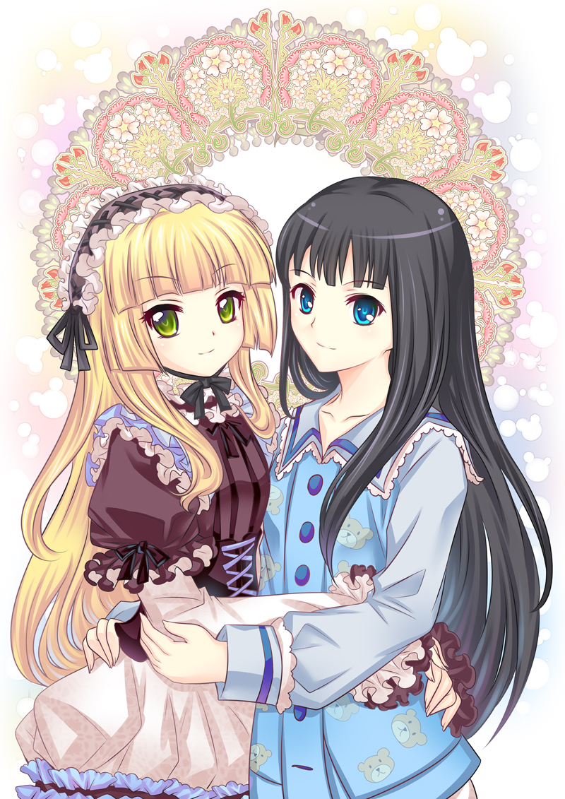 victorica de blois and shionji yuuko (gosick and 1 more) drawn by riyun_(halodark)