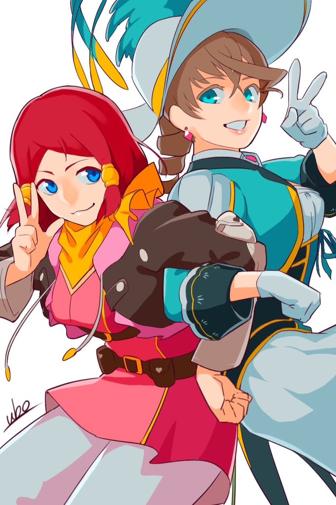 alisha diphda and rose (tales of and 1 more) drawn by ubo_(ubo_tales)