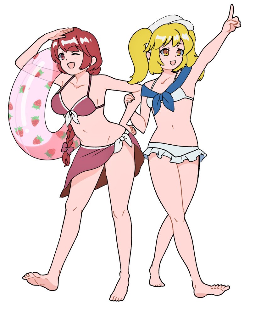 okazaki yumemi and kitashirakawa chiyuri (touhou) drawn by shizuku_hky